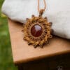 carnelian necklace side 1