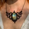 labradorite goddess necklace