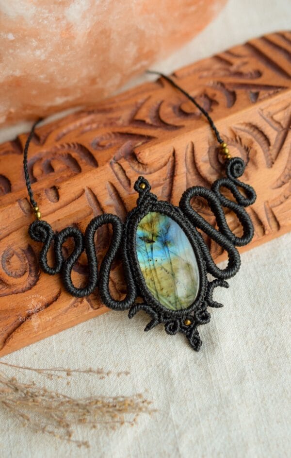 labradorite goddess necklace