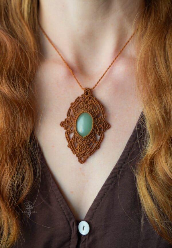 aventurine necklace