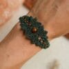 tiger eye macrame bracelet