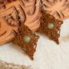 aventurine mother earth earrings