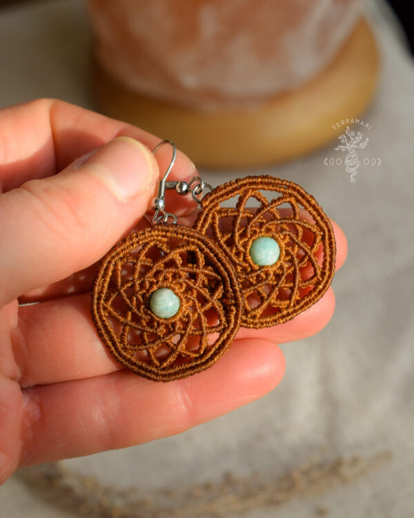 mandala earrings