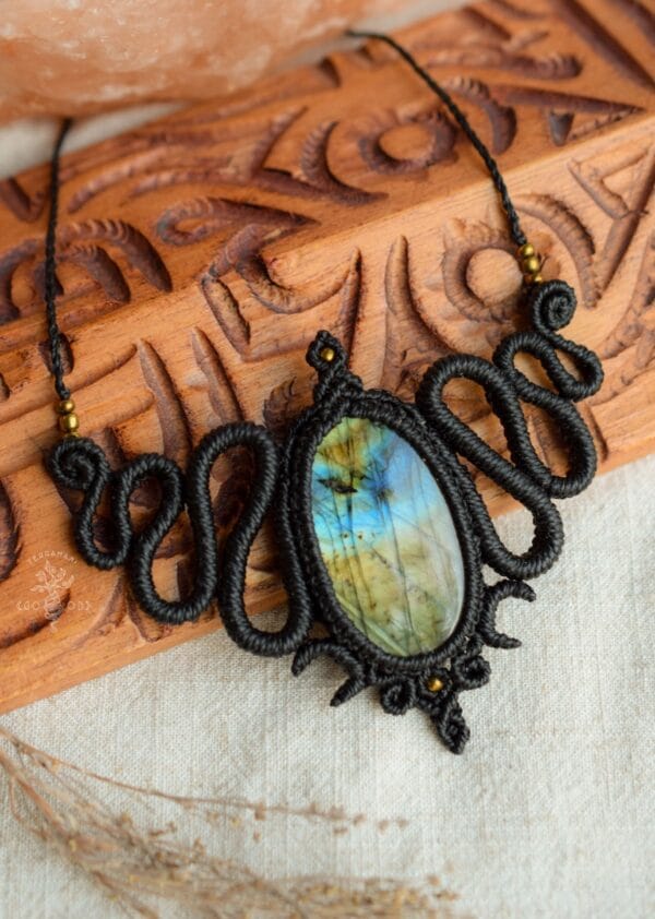 labradorite goddess necklace