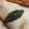 tiger eye macrame bracelet