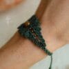 tiger eye macrame bracelet