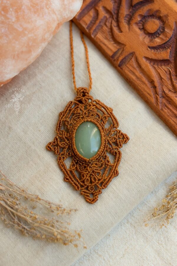aventurine mother earth necklace