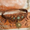 aventurine macrame sun choker