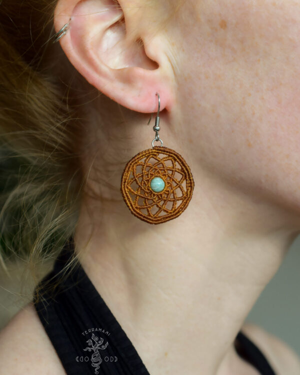 mandala earrings