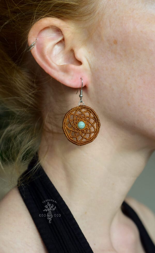 mandala earrings