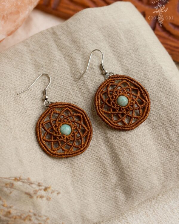 mandala earrings