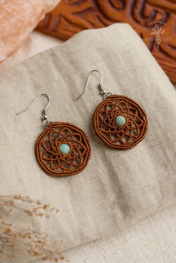 mandala earrings
