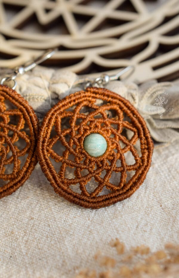 mandala earrings