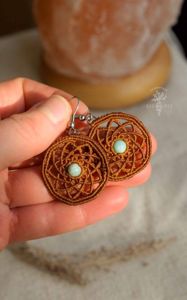 mandala earrings