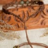aventurine macrame sun choker
