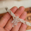 rock crystal handmade macrame choker