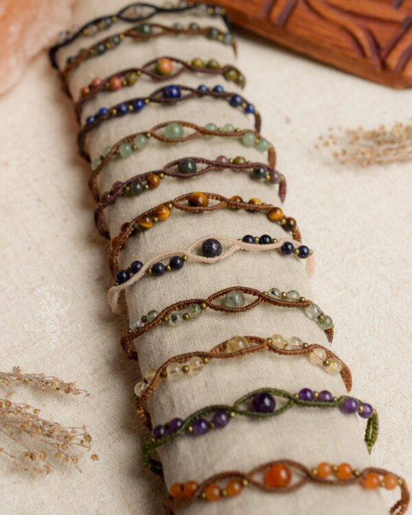 delicate macrame bracelets