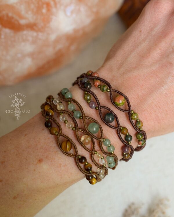 delicate macrame bracelets