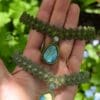 Forest fae choker with labradorite