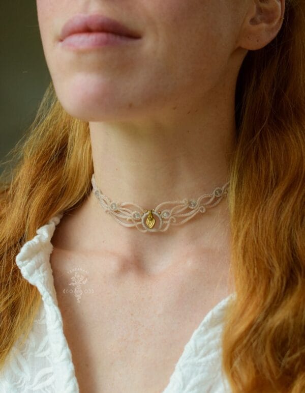 labradorite fairy choker