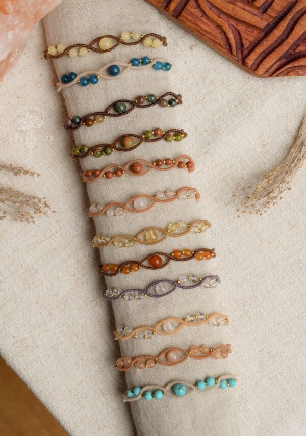 delicate macrame bracelets