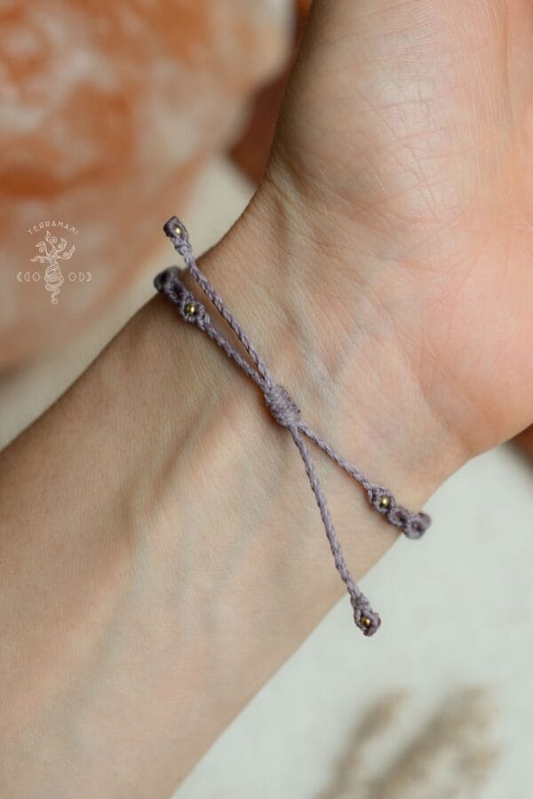 delicate macrame bracelets