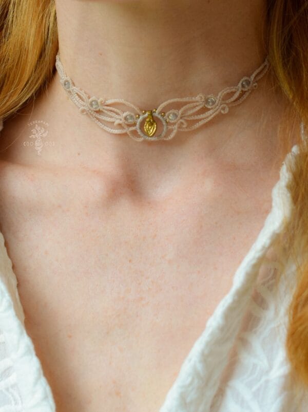 labradorite fairy choker