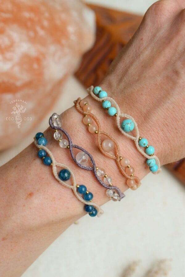 delicate macrame bracelets