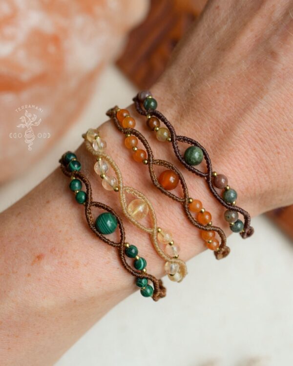 delicate macrame bracelets