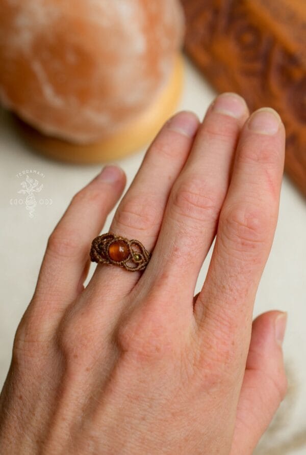 macrame ring