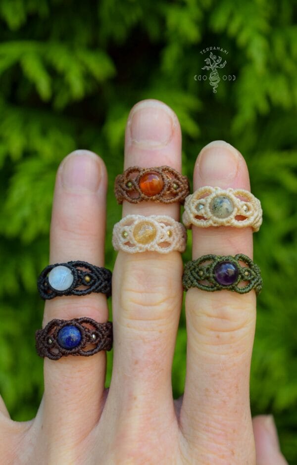 macrame ring