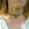 sun macrame choker