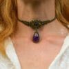 amethyst forest choker