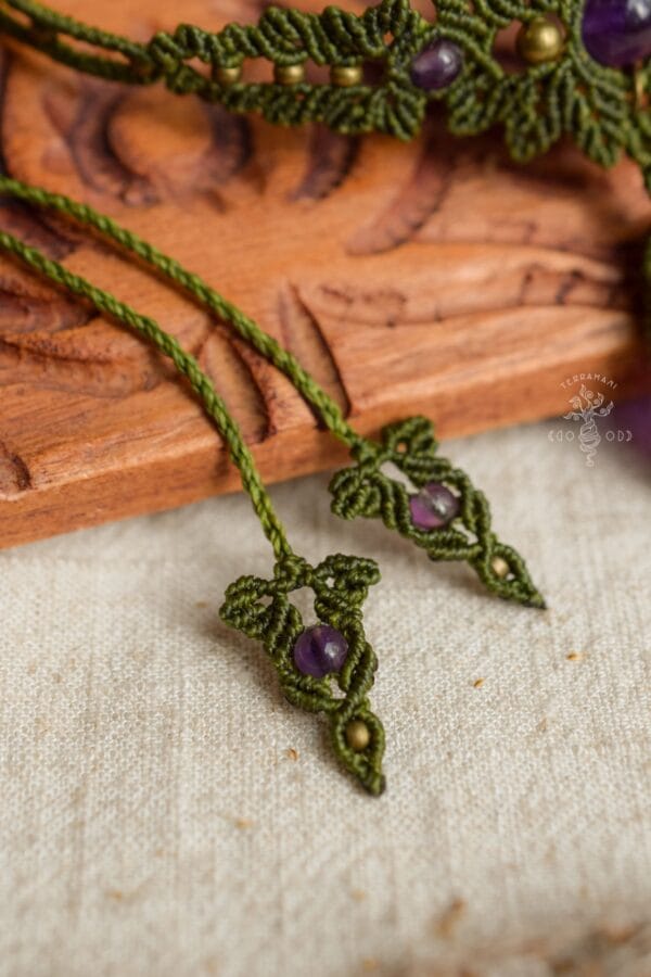 amethyst forest choker