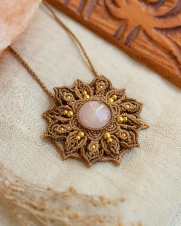 mandala necklace