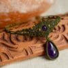 amethyst forest choker