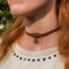 earthy boho sun choker
