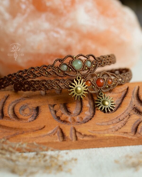 earthy boho sun chokerearthy boho sun choker