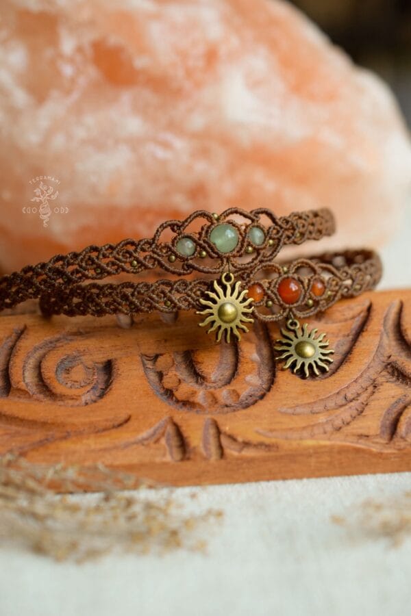 earthy boho sun chokerearthy boho sun choker