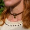 earthy boho sun choker