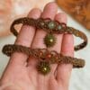 earthy boho sun choker