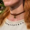 earthy boho sun choker