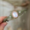 moonstone macrame bracelet