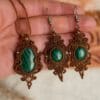 malachite fairy necklace