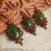 malachite fairy necklace