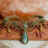 labradorite choker