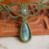 labradorite choker