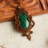 malachite fairy necklace