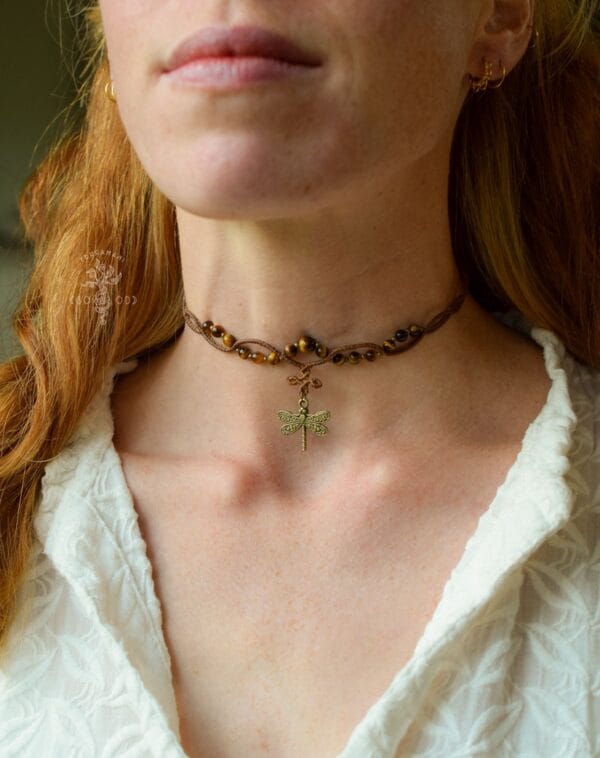Magical dragonfly choker