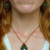 malachite fairy necklace